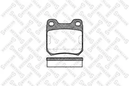 Комплект тормозных колодок, дисковый тормоз STELLOX купить
